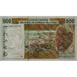 Guinée Bissau - Pick 910Sc - 500 francs - 1998 - Etat : NEUF