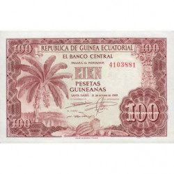 Guinée Equatoriale - Pick 1 - 100 pesetas guinéens - 12/10/1969 - Etat : pr.NEUF