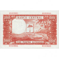 Guinée Equatoriale - Pick 1 - 100 pesetas guinéens - 12/10/1969 - Etat : pr.NEUF