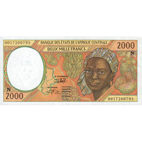 Guinée Equatoriale - Afr. Centrale - Pick 503Ng - 2'000 francs - 2000 - Etat : NEUF