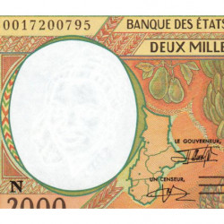 Guinée Equatoriale - Afr. Centrale - Pick 503Ng - 2'000 francs - 2000 - Etat : NEUF