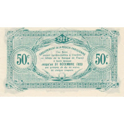 Chartres (Eure-et-Loir) - Pirot 45-11 - 50 centimes - 01/1921 - Etat : SUP+