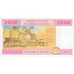 Guinée Equatoriale - Afr. Centrale - Pick 508Fc - 2'000 francs - 2002 (2010) - Etat : NEUF
