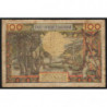 Congo (Brazzaville) - Afrique Equatoriale - Pick 3c - 100 francs - Série X.7 - 1963 - Etat : B+