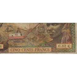 Congo (Brazzaville) - Afrique Equatoriale - Pick 4g - 500 francs - Série C.12 - 1966 - Etat : TB-