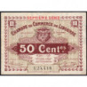 Libourne - Pirot 72-32 - 50 centimes - Septième série - 23/09/1920 - Etat : TTB