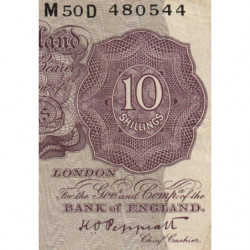 Grande-Bretagne - Pick 366 - 10 shillings - 1940 - Etat : TB