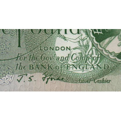 Grande-Bretagne - Pick 374e2 - 1 pound - 1967 - Etat : NEUF