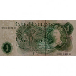 Grande-Bretagne - Pick 374g2 - 1 pound - 1971 - Etat : SUP