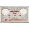 Maroc - Pick 18b_3 - 20 francs - Série O.1809 - 01/03/1945 - Etat : TTB+