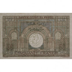 Maroc - Pick 21_3 - 50 francs - Série Z.632 - 09/11/1942 - Etat : TTB