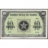 Maroc - Pick 25_3 - 10 francs - Série D705 - 01/03/1944 - Etat : TTB+