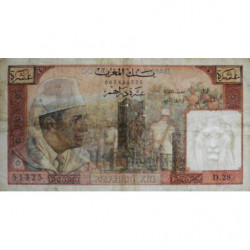 Maroc - Pick 54b - 10 dirhams - Série D.28 - 1963 - Etat : TB