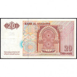 Maroc - Pick 67a - 20 dirhams - 1996 (1998) - Etat : TTB