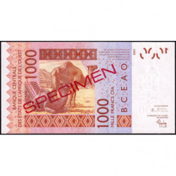 Niger - Pick 615HaS - 1'000 francs - 2003 - Spécimen - Etat : SUP+