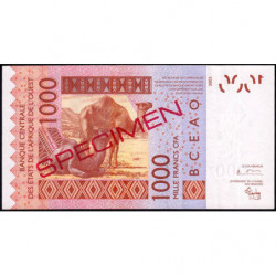Sénégal - Pick 715KaS - 1'000 francs - 2003 - Spécimen - Etat : SUP+