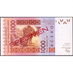 Togo - Pick 815TaS - 1'000 francs - 2003 - Spécimen - Etat : SUP+
