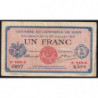 Lyon - Pirot 77-10 - 1 franc - 3e série 667 - 23/07/1916 - Etat : TB