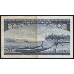 Guinée - Pick 14a - 500 francs - Série R - 01/03/1960 - Etat : TTB