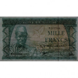 Guinée - Pick 15a - 1'000 francs - Série M - 01/03/1960 - Etat : SPL+