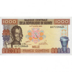 Guinée - Pick 32a_1 - 1'000 francs guinéens - 1985 - Etat : NEUF