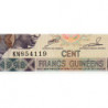 Guinée - Pick 35a_2 - 100 francs guinéens - Série KN - 1998 - Etat : NEUF