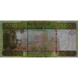 Guinée - Pick 39a - 500 francs guinéens - Série GO - 2006 - Etat : NEUF