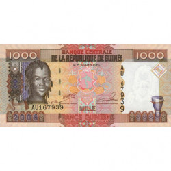 Guinée - Pick 40 - 1'000 francs guinéens - Série AU - 2006 - Etat : NEUF