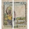 Gabon - Afrique Equatoriale - Pick 1d - 100 francs - Série D.31 - 1961 - Etat : TB-