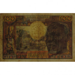 Gabon - Afrique Equatoriale - Pick 3d - 100 francs - Série O.3 - 1963 - Etat : TB+