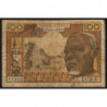Gabon - Afrique Equatoriale - Pick 3d - 100 francs - Série U.8 - 1963 - Etat : B+