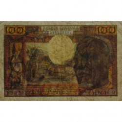 Gabon - Afrique Equatoriale - Pick 3d - 100 francs - Série W.16 - 1963 - Etat : TB