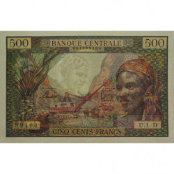 Gabon - Afrique Equatoriale - Pick 4d - 500 francs - Série U.1 - 1963 - Etat : pr.NEUF