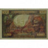 Gabon - Afrique Equatoriale - Pick 4d - 500 francs - Série W.3 - 1963 - Etat : TTB+