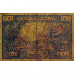 Gabon - Afrique Equatoriale - Pick 4h - 500 francs - Série Q.11 - 1966 - Etat : TB-