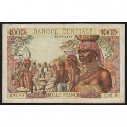 Gabon - Afrique Equatoriale - Pick 5h - 1'000 francs - 1963 - Etat : TTB-