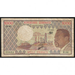 Gabon - Pick 3d_2 - 1'000 francs - Série P.10 - 01/01/1983 - Etat : TB-