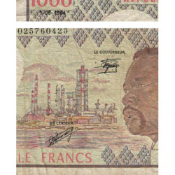 Gabon - Pick 3d_3 - 1'000 francs - Série H.11 - 01/06/1984 - Etat : TB-