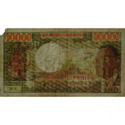 Gabon - Pick 5b - 10'000 francs - Série W.4 (remplacement) - 1978 - Etat : B+