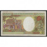 Gabon - Pick 7a - 10'000 francs - Série C.001 - 1984 - Etat : TB-