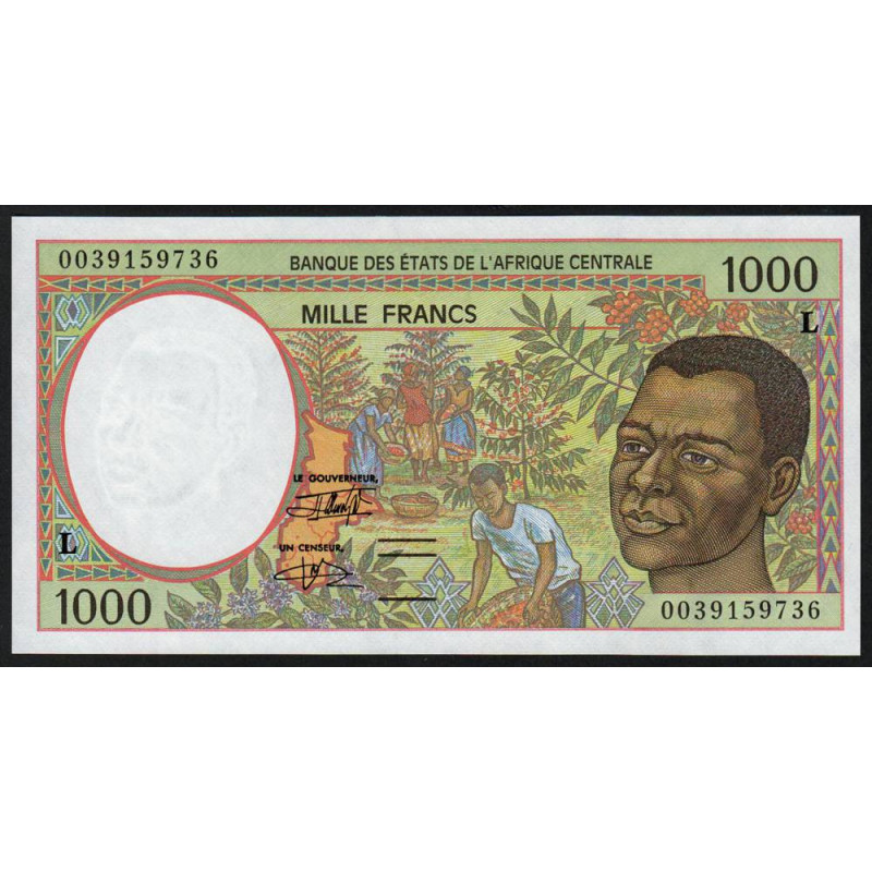 Gabon - Afr. Centrale - Pick 402Lg - 1'000 francs - 2000 - Etat : NEUF