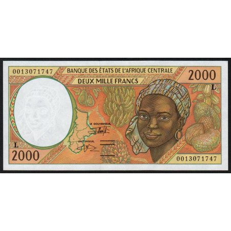 Gabon - Afr. Centrale - Pick 403Lg - 2'000 francs - 2000 - Etat : NEUF