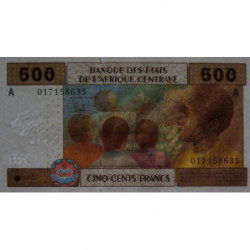 Gabon - Afr. Centrale - Pick 406Aa - 500 francs - 2002 - Etat : NEUF