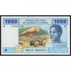 Gabon - Afr. Centrale - Pick 407Aa - 1'000 francs - 2002 - Etat : NEUF