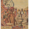 Gabon - Afrique Equatoriale - Pick 5h - 1'000 francs - Série V.16 - 1966 - Etat : TB