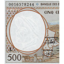 Gabon - Afr. Centrale - Pick 401Lg - 500 francs - 2000 - Etat : NEUF