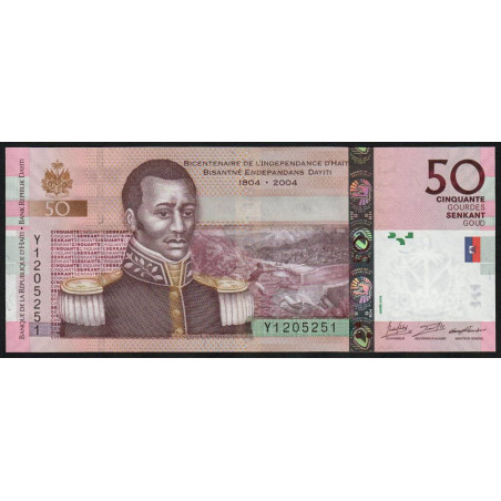 Haïti - Pick 274f - 50 gourdes - Série Y - 2016 - Commémoratif - Etat : NEUF