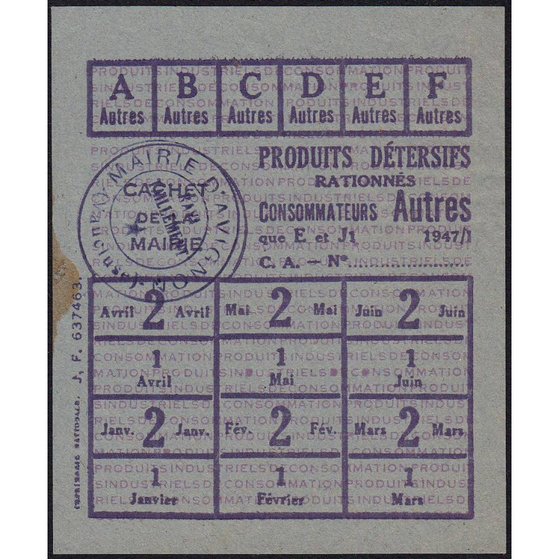 Nettoyage - Produits détersifs - Titre 637463 - Catégorie Autres - 1947 - Avignon (84) - Etat : SUP