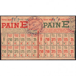 Pain - Titre 4684 - Catégorie E - 02/1949 et 03/1949 - Cavaillon (84) - Etat : SUP