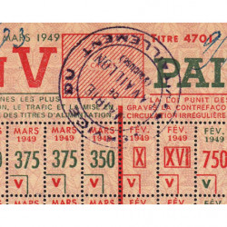 1949 - Titre 4701 - Pain - Catégorie V - Février mars - Cavaillon (84) - Etat : SUP